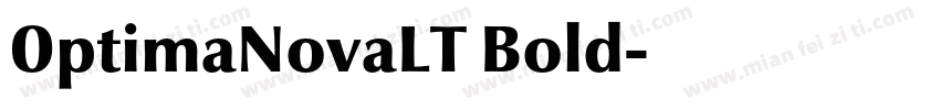 0ptimaNovaLT Bold字体转换